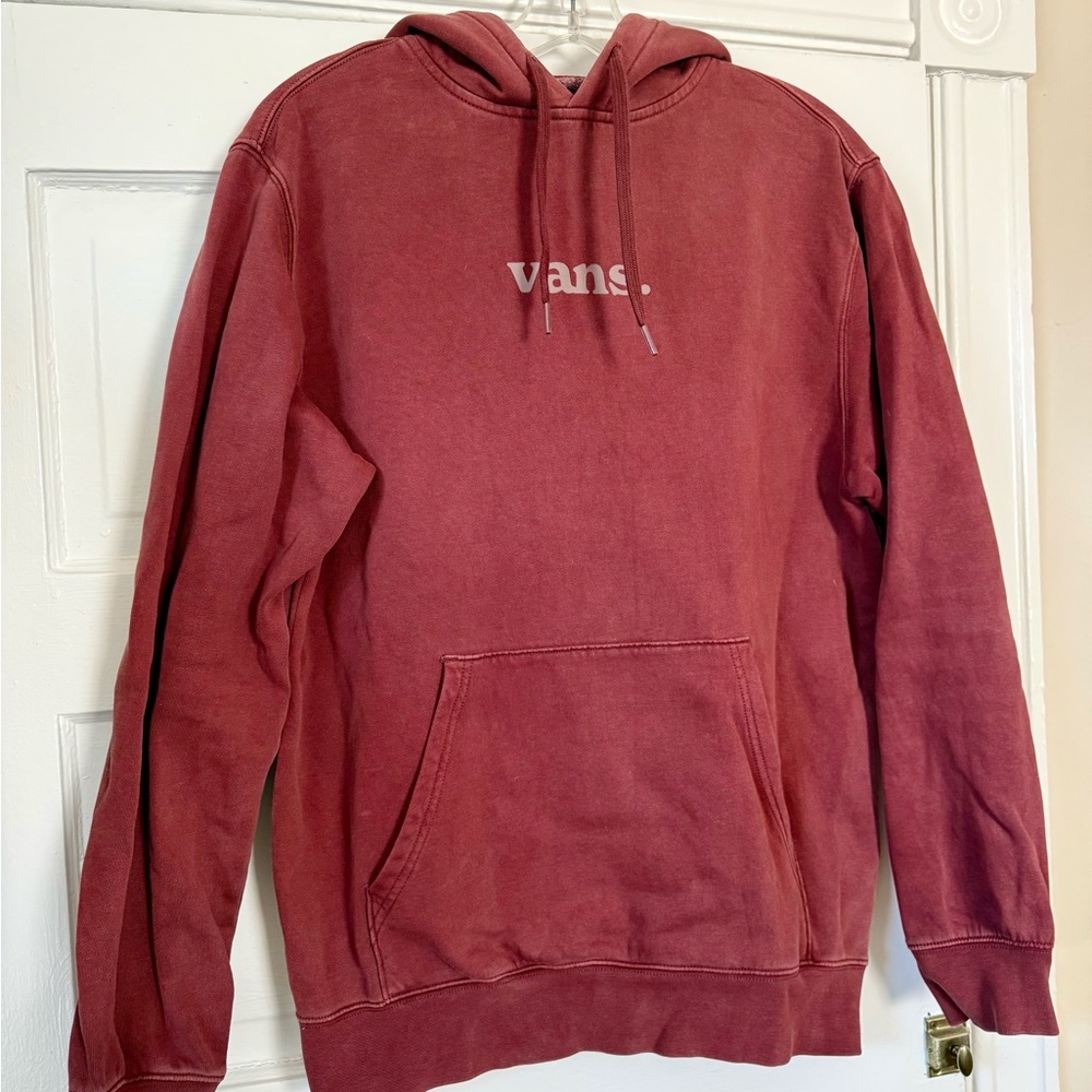 Vans Vintage Wash Burgundy Pullover Hoodie